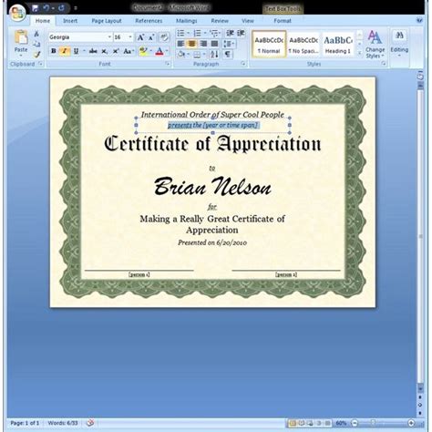Microsoft Publisher Award Certificate Templates Fresh Certificate Of