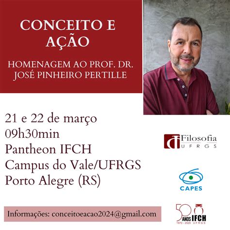 Ifch Promove Evento Em Homenagem Ao Professor Jos Pinheiro Pertille