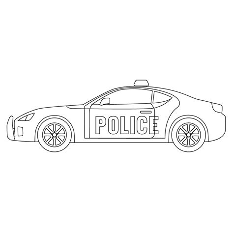 How To Draw A Police Car Step By Step