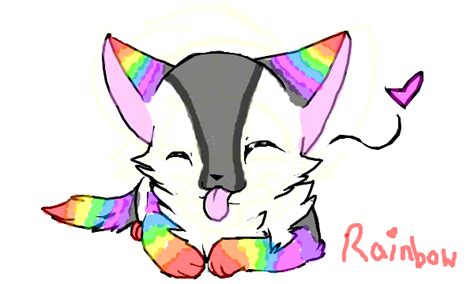 Rainbow Kitten By Ambiemae On Deviantart