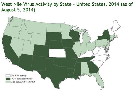 West Nile Virus World Map Map
