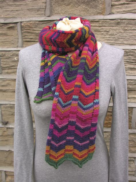 Maybe you would like to learn more about one of these? Ravelry: Zig Zag Stripe Scarf pattern by Heather Dixon