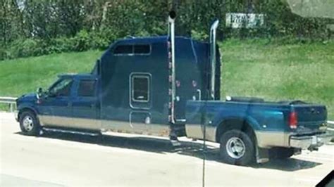 This Ford F 350 Super Duty With A Semi Sleeper Cab Is Real And We