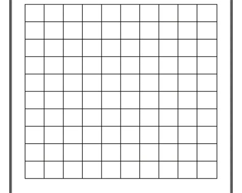 Blank Number Chart 1 100 White Gold