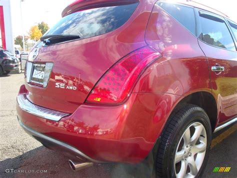 2006 Sunset Red Pearl Metallic Nissan Murano Se Awd 20238847 Photo 20