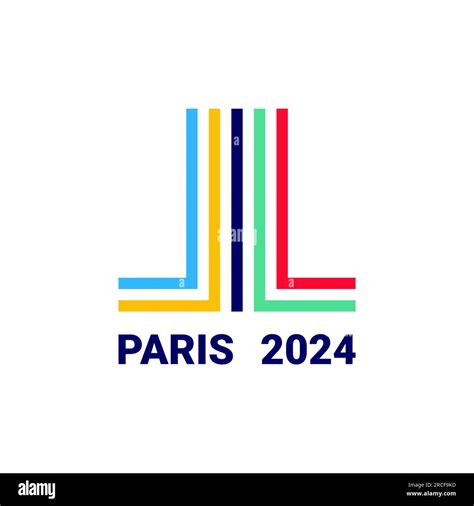 Paris 2024 Olympics Logo For The Olympics Stock Vector Image And Art Alamy