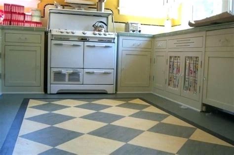 Vintage Style Linoleum Vintage Linoleum Vintage Kitchen Linoleum Floor