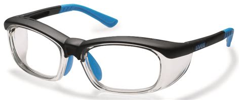 Buy Uvex 5514 Prescription Safety Glasses Black Blue Eyekit Eyekit Eyewear