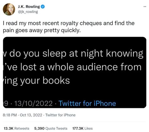 Jk Rowling Slammed For Tweet After Being Asked How She Sleeps At Night