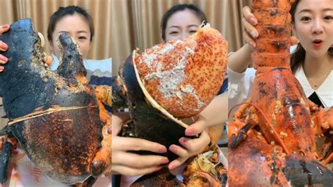 Fisherman Eat Giant Lobster Mukbang Chinese Seafood Mukbang Show
