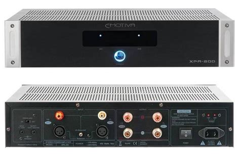 Emotiva Xpa 200 Stereo Power Amplifier Preview Audioholics