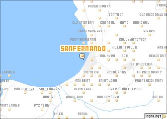 Johns village, eastern main road, st. San Fernando (Trinidad and Tobago) map - nona.net