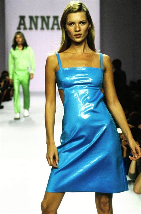 Kate Moss On A Runway For Anna Sui Photograph By Guy Marineau Pixels