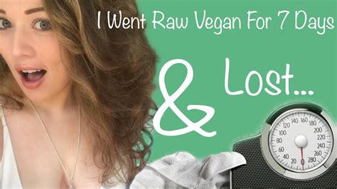 Week 1 Raw Vegan Weight Loss Youtube