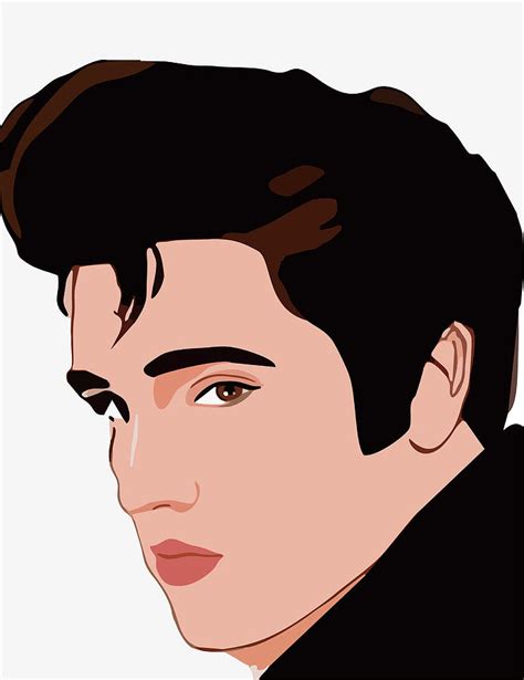Elvis Presley Cartoon Portrait 3 Digital Art By Ahmad Nusyirwan