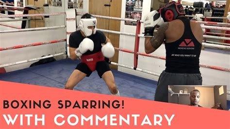 Day 1 Boxing Sparring Vs National Champions With Commentary Youtube