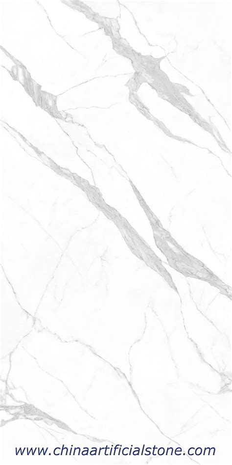 Calacatta Carrara Sintered Stone Slabs Matt Surface Stone Slab