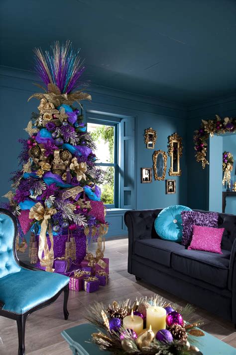 40 Amazing Indoor Christmas Decor Ideas 97 Purple Christmas