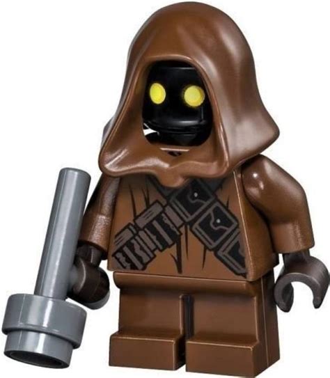 Lego Star Wars Jawa Minifigure With Gray Gun From Sandcrawler 75059