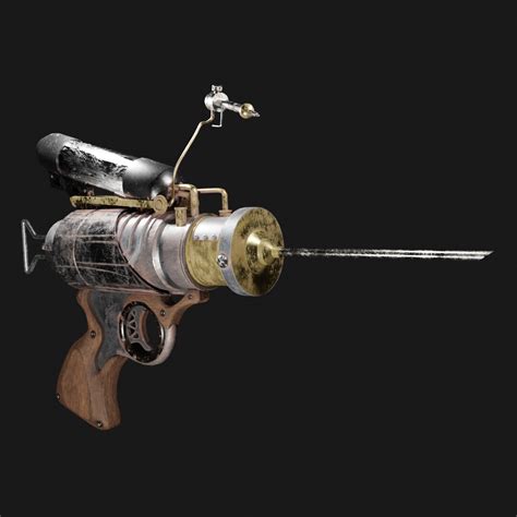 Artstation Steampunk Syringe Gun