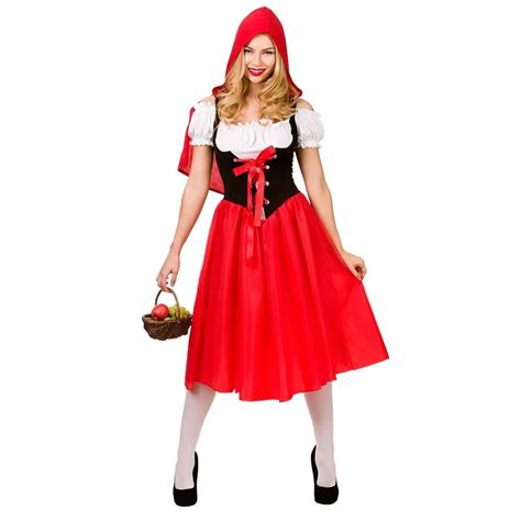 Red Riding Hood Adult Fancy Dress Costume