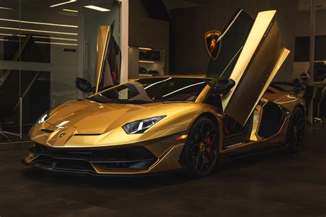 Lamborghini Aventador Svj In Oro Bacchus On Behance