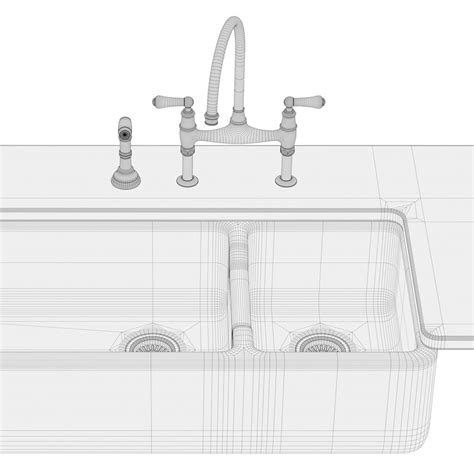 Great savings & free delivery / collection on many items. Ceramic farmhouse sinks 3d model