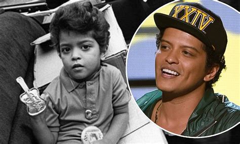 Bruno Mars Sued By Photographer For Childhood Snap Daily Mail Online