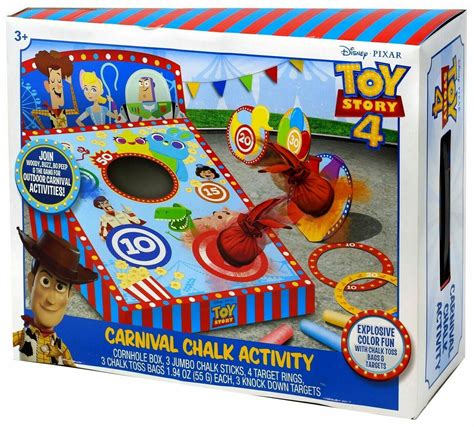 Toy Story Carnival Game Sidewalk Chalk Activity Toy Kids Outdoor Toss