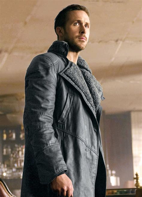 Ryan Gosling Trench Coat In Real Leather Blade Runner