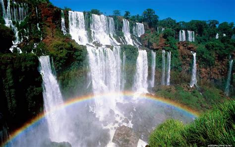 45 Desktop Wallpapers Waterfalls With Rainbow On Wallpapersafari