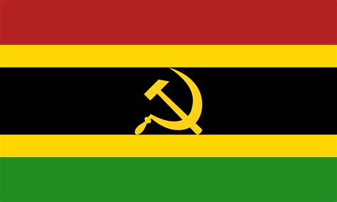 Communist African Union Flag Rvexillology