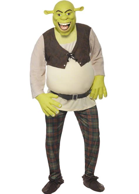 Adult Size Shrek Fancy Dress Costume