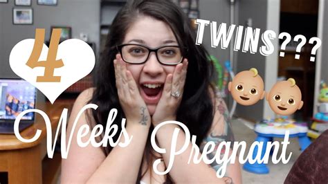 Twins 4 Weeks Pregnant Youtube
