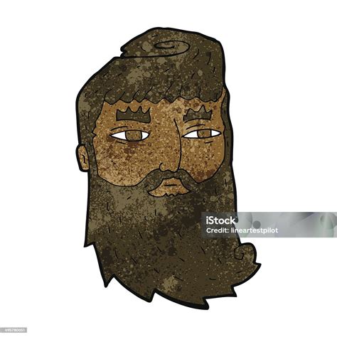 Cartoon Bearded Man Stock Illustration Download Image Now Adult Beard Bizarre Istock