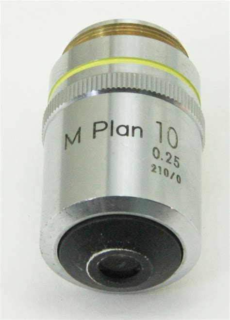 10820 Nikon 10x Microscope Objective Lens M Plan 10 025 2100