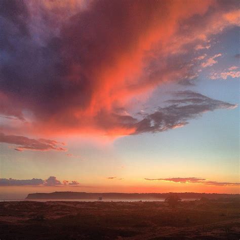 A Red & Cloudy Sunset | Coronado Times