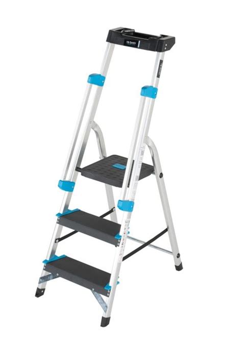 Pick up a platform ladder for a safe and stable way to work at varying heights. Buy Pro Aluminium 3 Tread (Handrail & Tool tray) Platform ...