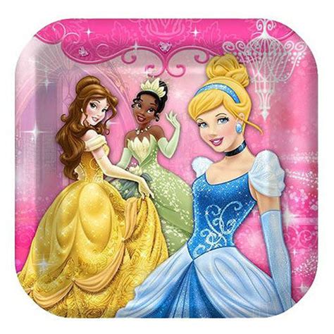 Disney Princess Party Supplies 8 Luncheon Plates 9