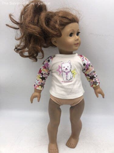 American Girl Nude Brown Wavy Hair Surface Washable Girl Play Doll Ebay