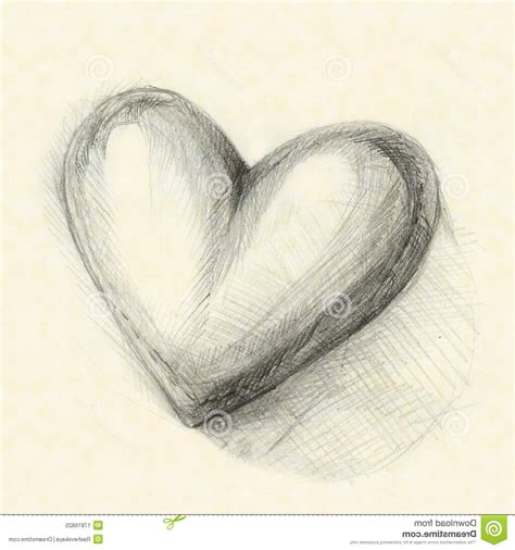 Free for commercial use no attribution required high quality images. 3d Heart Sketch at PaintingValley.com | Explore collection ...