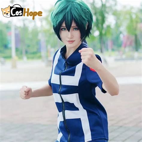 Izuku Midoriya Cosplay My Hero Academia Gym Uniform Ua High School