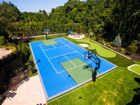 Multi Sports Court Dimensions Alter Playground