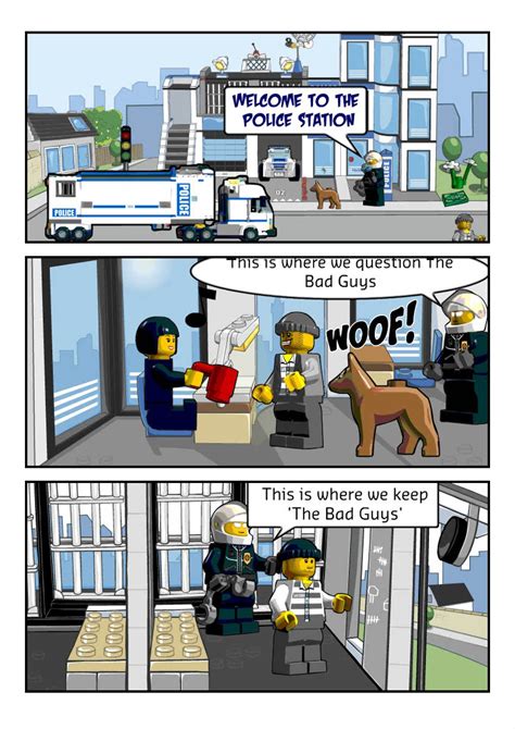 The Think Tank Lego City Comic