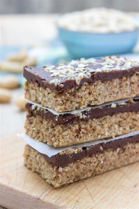 You'll need time for the bars to chill in the fridge. Protein-rich and delicious, No Bake Chocolate Peanut ...