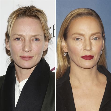 Did Uma Thurman Get Plastic Surgery See Her New Look Closer Weekly