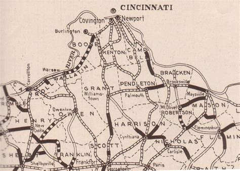 Northern Kentucky Highway Map