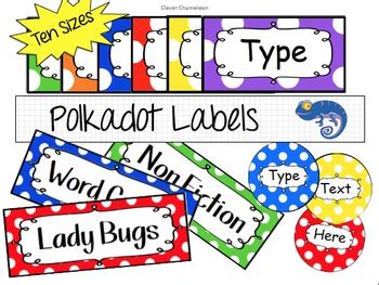 Our free label templates for word together with our online help make it very easy for you to print on our labels. Labels | Word wall headers, Polka dot labels, Small cards