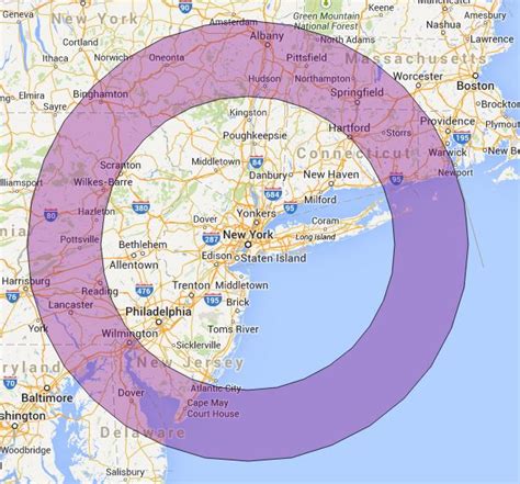 Drawing Concentric Circles On A Map Free Map Tools Blog