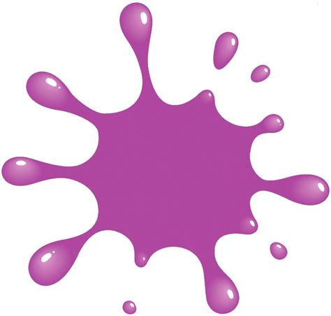 Purple Paint Splatter Clipart Best